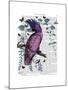 Pink Parrot-Fab Funky-Mounted Art Print