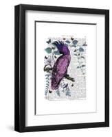 Pink Parrot-Fab Funky-Framed Art Print