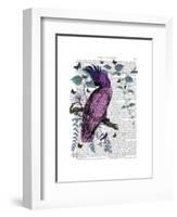 Pink Parrot-Fab Funky-Framed Art Print