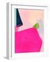Pink Pastel Shape-Ana Rut Bre-Framed Giclee Print