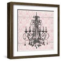 Pink Pattern Chandelier I-Piper Ballantyne-Framed Art Print