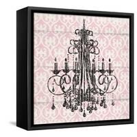 Pink Pattern Chandelier I-Piper Ballantyne-Framed Stretched Canvas