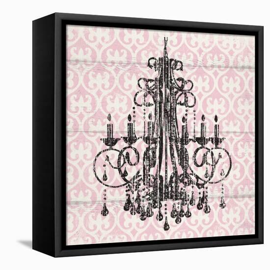 Pink Pattern Chandelier I-Piper Ballantyne-Framed Stretched Canvas