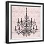 Pink Pattern Chandelier II-Piper Ballantyne-Framed Art Print