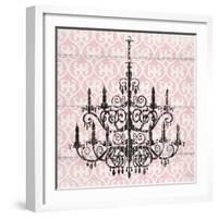 Pink Pattern Chandelier II-Piper Ballantyne-Framed Art Print