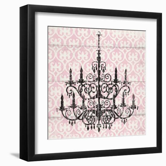 Pink Pattern Chandelier II-Piper Ballantyne-Framed Art Print