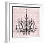 Pink Pattern Chandelier II-Piper Ballantyne-Framed Art Print