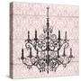 Pink Pattern Chandelier II-Piper Ballantyne-Stretched Canvas