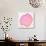 Pink Peach Leaf-Cat Coquillette-Giclee Print displayed on a wall