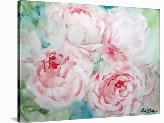 Pink Peonies I-Paula Giltner-Stretched Canvas