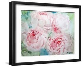 Pink Peonies I-Paula Giltner-Framed Art Print