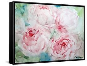 Pink Peonies I-Paula Giltner-Framed Stretched Canvas