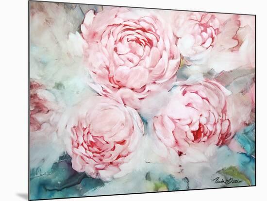 Pink Peonies II-Paula Giltner-Mounted Art Print