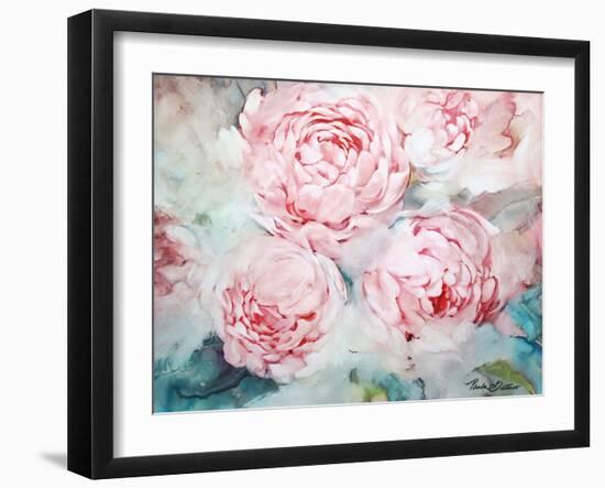 Pink Peonies II-Paula Giltner-Framed Art Print