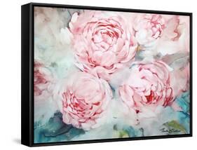 Pink Peonies II-Paula Giltner-Framed Stretched Canvas