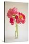 Pink Peonies in Vase II-Karyn Millet-Stretched Canvas