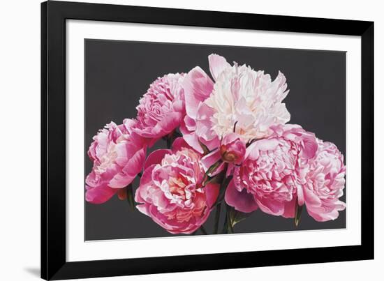 Pink Peonies-Sarah Caswell-Framed Giclee Print