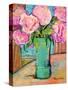 Pink Peonies-Blenda Tyvoll-Stretched Canvas