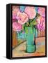 Pink Peonies-Blenda Tyvoll-Framed Stretched Canvas