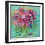 Pink Peonies-Farida Zaman-Framed Art Print