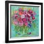 Pink Peonies-Farida Zaman-Framed Art Print