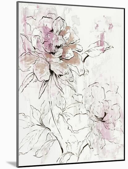 Pink Peony Blossom I-Asia Jensen-Mounted Art Print