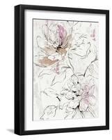 Pink Peony Blossom II-Asia Jensen-Framed Art Print