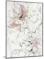 Pink Peony Blossom II-Asia Jensen-Mounted Art Print