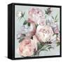 Pink Peony Garden-Asia Jensen-Framed Stretched Canvas