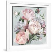 Pink Peony Garden-Asia Jensen-Framed Art Print