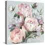 Pink Peony Garden-Asia Jensen-Stretched Canvas