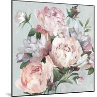 Pink Peony Garden-Asia Jensen-Mounted Art Print