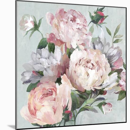 Pink Peony Garden-Asia Jensen-Mounted Art Print