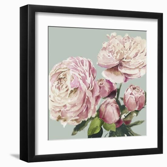 Pink Peony II-Asia Jensen-Framed Art Print