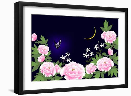 Pink Peony-Ikuko Kowada-Framed Giclee Print