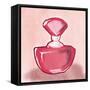 Pink Perfume Mate-Jace Grey-Framed Stretched Canvas