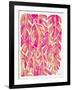 Pink Philodendron-Cat Coquillette-Framed Art Print