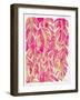 Pink Philodendron-Cat Coquillette-Framed Art Print