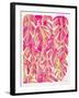 Pink Philodendron-Cat Coquillette-Framed Art Print