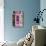 Pink Phone Booth - In the Style of Oil Painting-Philippe Hugonnard-Mounted Giclee Print displayed on a wall