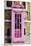 Pink Phone Booth - In the Style of Oil Painting-Philippe Hugonnard-Mounted Giclee Print