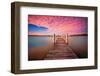 Pink Pier-Tracie Louise-Framed Photographic Print