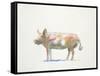 Pink Pig-Patti Mann-Framed Stretched Canvas