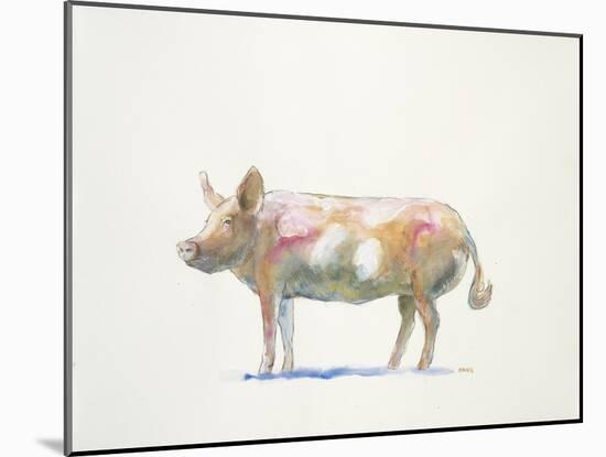 Pink Pig-Patti Mann-Mounted Art Print
