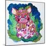 Pink Pig-Oxana Zaiko-Mounted Giclee Print