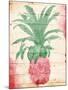 Pink Pineapple Henna-Jace Grey-Mounted Art Print