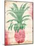 Pink Pineapple Henna-Jace Grey-Mounted Art Print