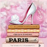 Fashionable Reading-Pink Pink-Laminated Art Print