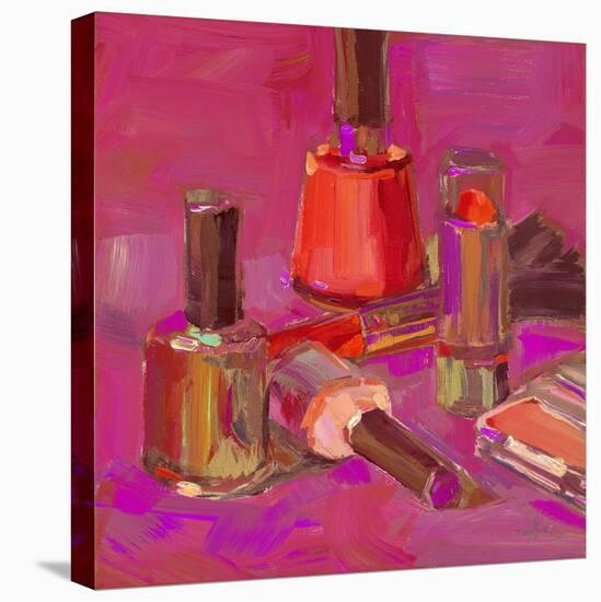 Pink Polish Pumped-Patti Mollica-Stretched Canvas