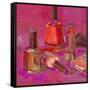 Pink Polish Pumped-Patti Mollica-Framed Stretched Canvas